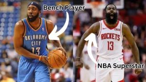 James Harden went from a bench player to nba superstar