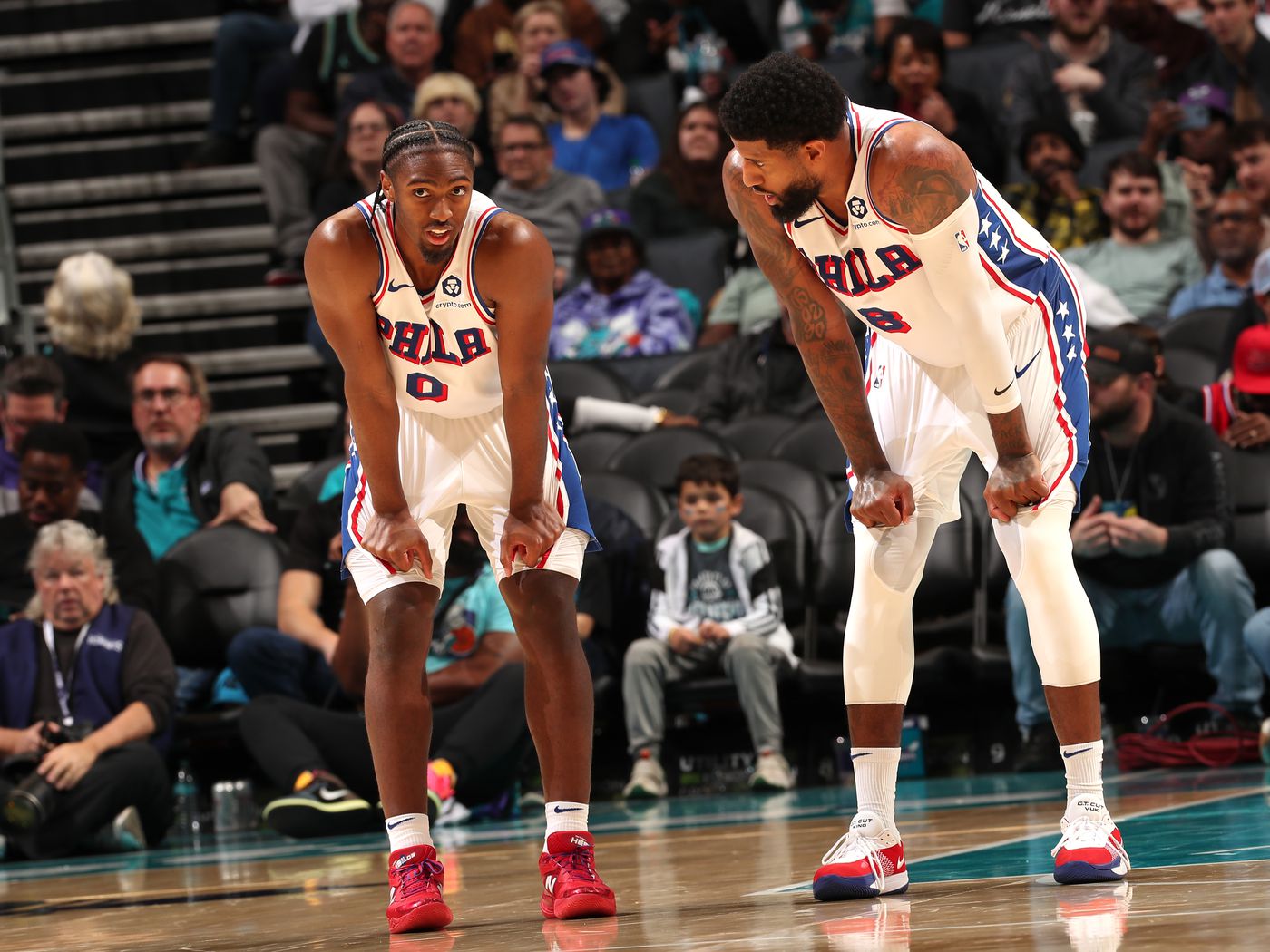 Injury Bug Bites the 76ers — Paul George, Tyrese Maxey Out vs. Celtics