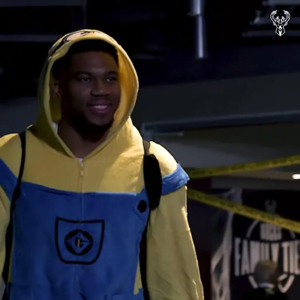 Giannis Sits Out with Knee Soreness After Getting into the Halloween Spirit Early (Out vs Warriors) 2 giannis