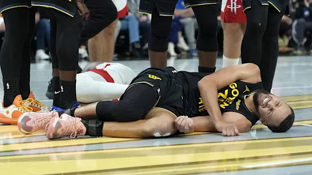 steph curry injured vs the rockets