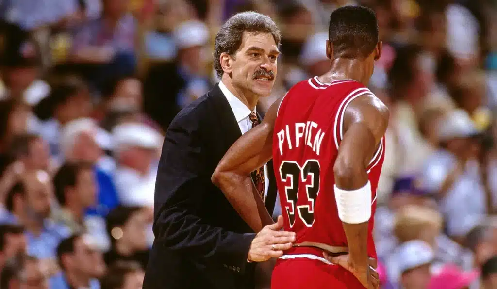 Phil Jackson And Scottie Pippen
